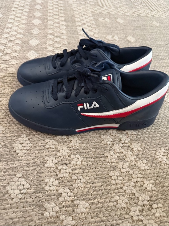 Fila Other - Fila Men's Navy Sneakers with Red & White Trim